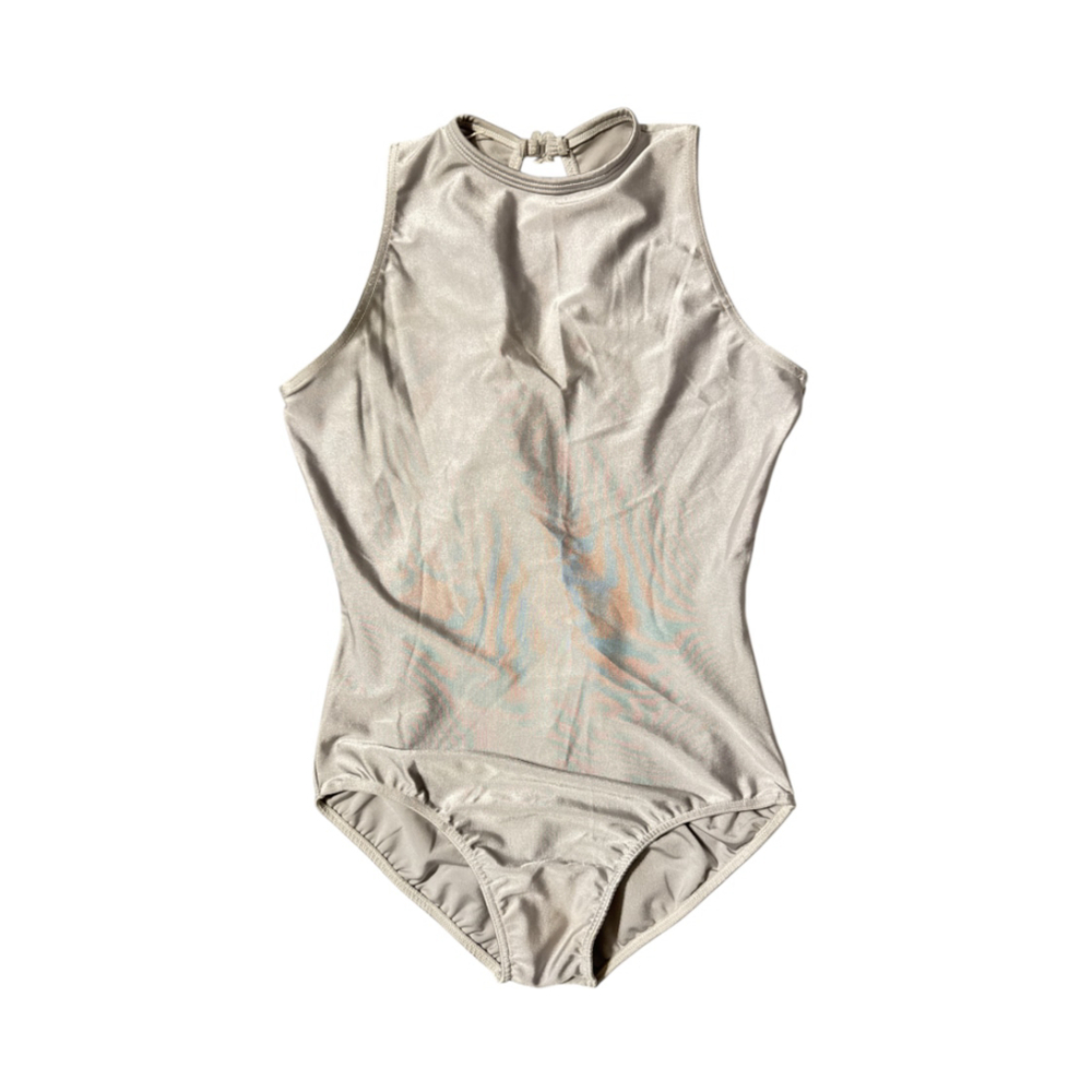 Bal-Togs Bodysuit Silver size xl Halter Closure